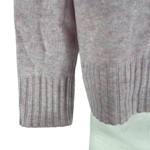 Qi Cashmere V Neck Long Sleeve Sweater Unicorn Purple Size XL - Picture 6 of 7